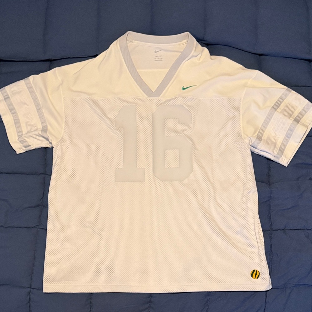 Nike Dri-Fit Mens Green Plain Football Jersey DV7364-100